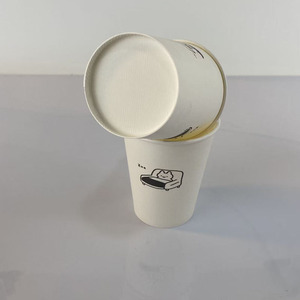 Bicchieri di Carta Personalizzati per Succhi e Tè al Latte, 8oz 10oz, Ecologici per Bevande Calde e Fredde - Product Image 3