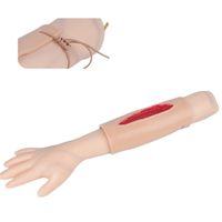 Modèle de traumatisme par balle en silicone portable, simulateur de plaie pénétrante pour l'entraînement à la hémostase d'urgence