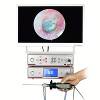 Cámara de endoscopia médica veterinaria 100W Mini endoscopia Led fuente de luz fría
