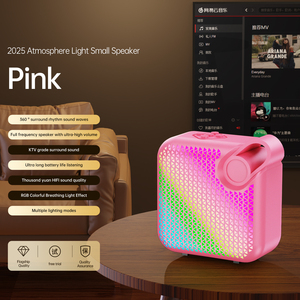Enceinte Bluetooth Portable 2025 avec Lumières Ambiance RGB Son Surround 360° Stéréo HIFI Sans Fil <span class=keywords><strong>pour</strong></span> Maison, Extérieur et Voyage - Product Image 1