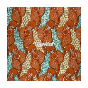 Prix d'usine direct, tissu africain imprimé en coton sur mesure - Product Image 1