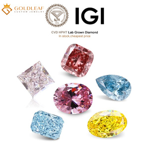 Diamante de Laboratorio de Alta Calidad con Certificado IGI, Color Rosa Claro Fantasía, Forma Ovalada, 1ct 2ct 3ct, VVS VS - Product Image 6
