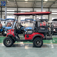 CAMP Straßenzugelassener 4-Sitzer Elektro-Golfwagen mit 72V Lithium-Batterie, 5KW Club Car, CE-Zertifiziert, für Resort- und Hotelnutzung