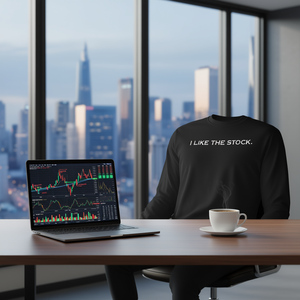 J'aime le t-shirt à manches longues Stock Smart Investor Altcoin Trader Deep Value - Product Image 3