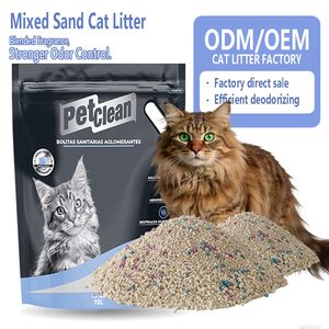 Großhandel Umweltfreundliche Biologisch Abbaubare Schnell Klumpende Geruchskontrollierende Hochabsorbierende Katzenstreu OEM 4kg Bentonit Staubfrei - Product Image 1