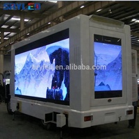 P6 Outdoor Mobile Trailer LED Advertising Digital Poster Display Screen avec écran tactile SDK Fonction pour détaillants OEM Agences