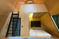 Maison modulaire clé en main à construction rapide, design contemporain, construction en acier léger pour usage touristique en villa