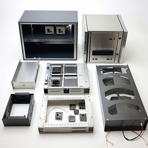 OEM Custom Precision Sheet Metal Fabrication Matte Black Electronic Enclosure Industrial Computer Chassis - Product Image 5