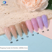 Nouvelle arrivée Gel de bonbons à éclater sans HEMA Builder Extension d'ongles Gel liquide auto-nivelant clous de cercueil de construction