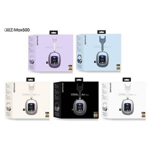 AKZ MAX500 Auriculares Inalámbricos Dinámicos con Control Táctil RGB LED ANC, IPX5, Resistente al Agua, Sonido de Alta Fidelidad para Teléfono Móvil - Product Image 1