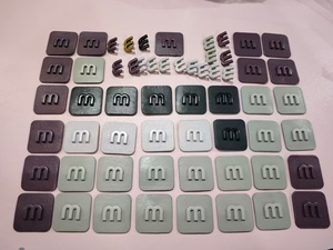 แผ่นหนังสีน้ำตาลแผ่นปะติดหนัง PU ฉลากแฟชั่นขนาดเล็กเอวเสื้อผ้ากางเกงแจ็คเก็ตหนังซ่อมกระเป๋า - Product Image 5