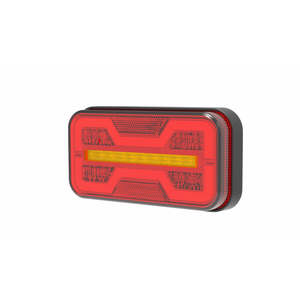 Feu arrière combiné rectangulaire Emark ECE 190 mm 7,5 pouces, feu stop, feu de recul, clignotant pour remorque, camion, camping-car, autobus scolaire - Product Image 4