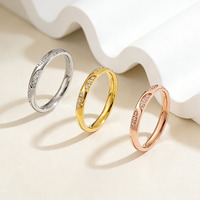 Bijoux Dina personnalisés pour femmes, minimalistes, empilables, sertis de pierres précieuses, en acier inoxydable, plaqué or 18 carats PVD, CNC, pour mariage et fêtes, cadeau