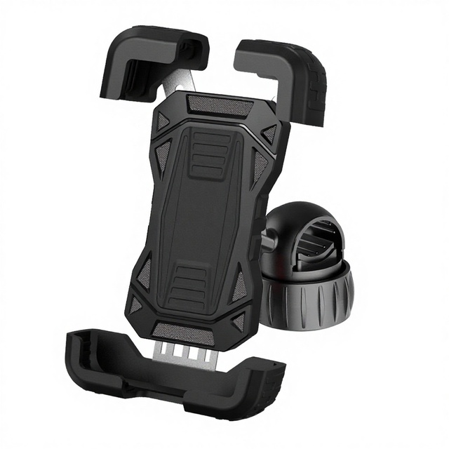 2026 Upgraded One-Push Motorcycle Bike Phone Holder Secure Lock Mount
