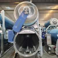 Nouvelle machine de stérilisation à autoclave entièrement automatique pour la sauce curry, la sauce barbecue et la sauce chili, stérilisation efficace et sécurisée à l'eau chaude, en acier inoxydable