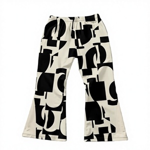 2026 New Sublimation Transfer Print Regular Fit Waterproof Winter Sweatpants Men Women Casual Mid Waist Streetwear <b>Hip</b> Hop - Product Image 1