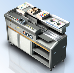 Automatic Glue <strong>Binding</strong> <strong>Machine</strong> For <strong>Book</strong> <strong>Binding</strong> With <strong>Book</strong> Stacker And Creaser - Product Image 2