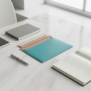 Tarjetas <span class=keywords><strong>de</strong></span> Felicitación con Logotipo Personalizado con Sobres <span class=keywords><strong>de</strong></span> Papel Kraft Autosellables, Sobres <span class=keywords><strong>de</strong></span> Estilo Correo con Franjas Desprendibles para <span class=keywords><strong>Cartas</strong></span> - Product Image 4