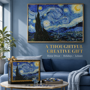 <span class=keywords><strong>Puzzle</strong></span> en papier DIY grand format pour adultes, anti-stress et stimulant l'intelligence, modèle <span class=keywords><strong>Van</strong></span> <span class=keywords><strong>Gogh</strong></span> Montagne Sainte-Germain, très tendance et en forte demande - Product Image 3