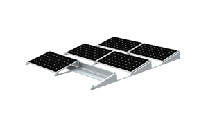 Installation facile et économique Ballast de sécurité de surface anodisé I-III montage sur rail de toit en béton plat paysager charge de vent 60 m/s - Product Image 5