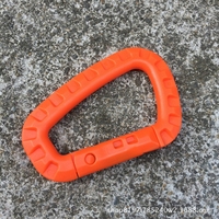Meilleures ventes Mousqueton tactique de camping en plastique léger en forme de D de haute qualité Clip de suspension rapide Escalade en plein air Randonnée