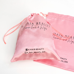 Luxury Soft Pink Satin Gift <b>Bags</b> Clothes Packing Draw <b>String</b> <b>Bag</b> Satin Silk Drawstring <b>Bag</b> for Gift Present - Product Image 4