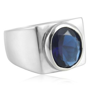 European American Style <b>Titanium</b> Steel <b>Ring</b> With Yellow Gemstone Bezel Setting Geometric Women's Fashion Jewelry 210165 - Product Image 5