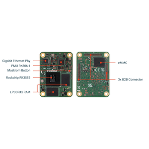โมดูลประมวลผล CM5 RK3588S2 CM5 Lite RK3582 Octa Hexa Core GPU NPU คอมพิวเตอร์บอร์ดเดี่ยวแบบฝังตัว Radxa - Product Image 2
