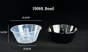 Tek kullanımlık aperatif içecek pipetli bardak özel kızarmış tavuk aperatif kasesi Hotpot fincan toptan gıda paket suyu bardak kapaklı - Product Image 5