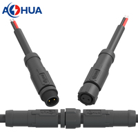 Type de montage sur panneau prise de courant électrique E-bike mâle femelle 2-6pin Mini Nylon M8 connecteur étanche