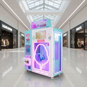 Coin Operated 220V Sugar Vending Games Metal Wooden Cotton Candy <b>Machine</b> Claw & Crane for Game Centers <b>Amusement</b> - Product Image 3