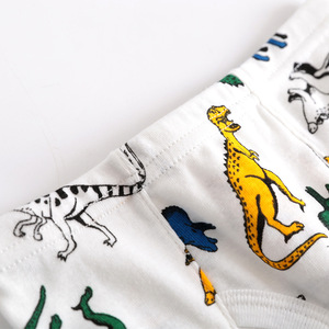Pantaloncini da cartone animato in dinosauro di cotone filettato intimo per bambini, <span class=keywords><strong>slip</strong></span> per bambini, biancheria intima per ragazzi all'ingrosso - Product Image 4