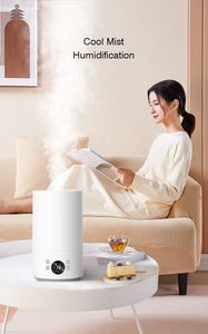 เครื่องเพิ่มความชื้นในอากาศ RUNAL 4 ลิตร แบบเติมน้ำด้านบน ระบบอัลตราโซนิก ขนาดใหญ่ ควบคุมผ่านแอป Tuya Wifi พร้อมรีโมทคอนโทรล สำหรับใช้ในบ้าน - Product Image 3