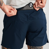 ZM-1639 Short de course et de cyclisme sans doublure pour hommes, taille élastique, respirant, léger, séchage rapide, 5 pouces, vente en gros