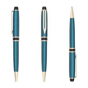 Stylo bille en métal rotatif personnalisable avec logo, en gros, pour la publicité d'entreprise et l'usage au bureau - Product Image 6