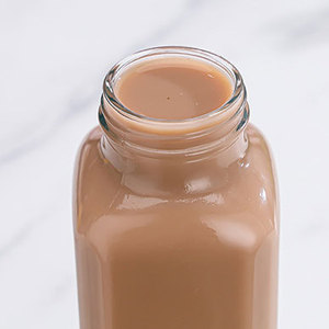 Botellas de Vidrio Cuadradas para Bebidas de 250ml, 350ml y 500ml, para Yogurt, Café, Vino de <span class=keywords><strong>Arroz</strong></span>, Jugo de Pera, Té <span class=keywords><strong>con</strong></span> <span class=keywords><strong>Leche</strong></span>, Venta al Por Mayor de Fábrica - Product Image 3