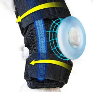 USMILEPET Dog Leg Brace for Rear Hock Canine Hind Leg Joint Compression Wrap for Torn ACL CCL Arthritis