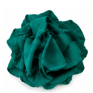 Tissu de blazer extensible vert paon, déchets de tissu textile, rebuts, matériau recyclé pour vêtements issus du Bangladesh - Product Image 1