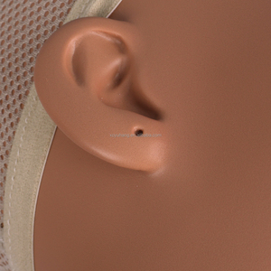 <span class=keywords><strong>Tête</strong></span> de Mannequin en PVC pour Présentation de Bijoux et Perruques, Cheveux Africains Europe Amérique, Visage Maquillé Réaliste pour Femme - Product Image 5