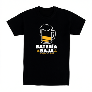 เสื้อยืดสีดำลายแก้วเบียร์ Batera Baja Acrquese A La Barra - Product Image 2