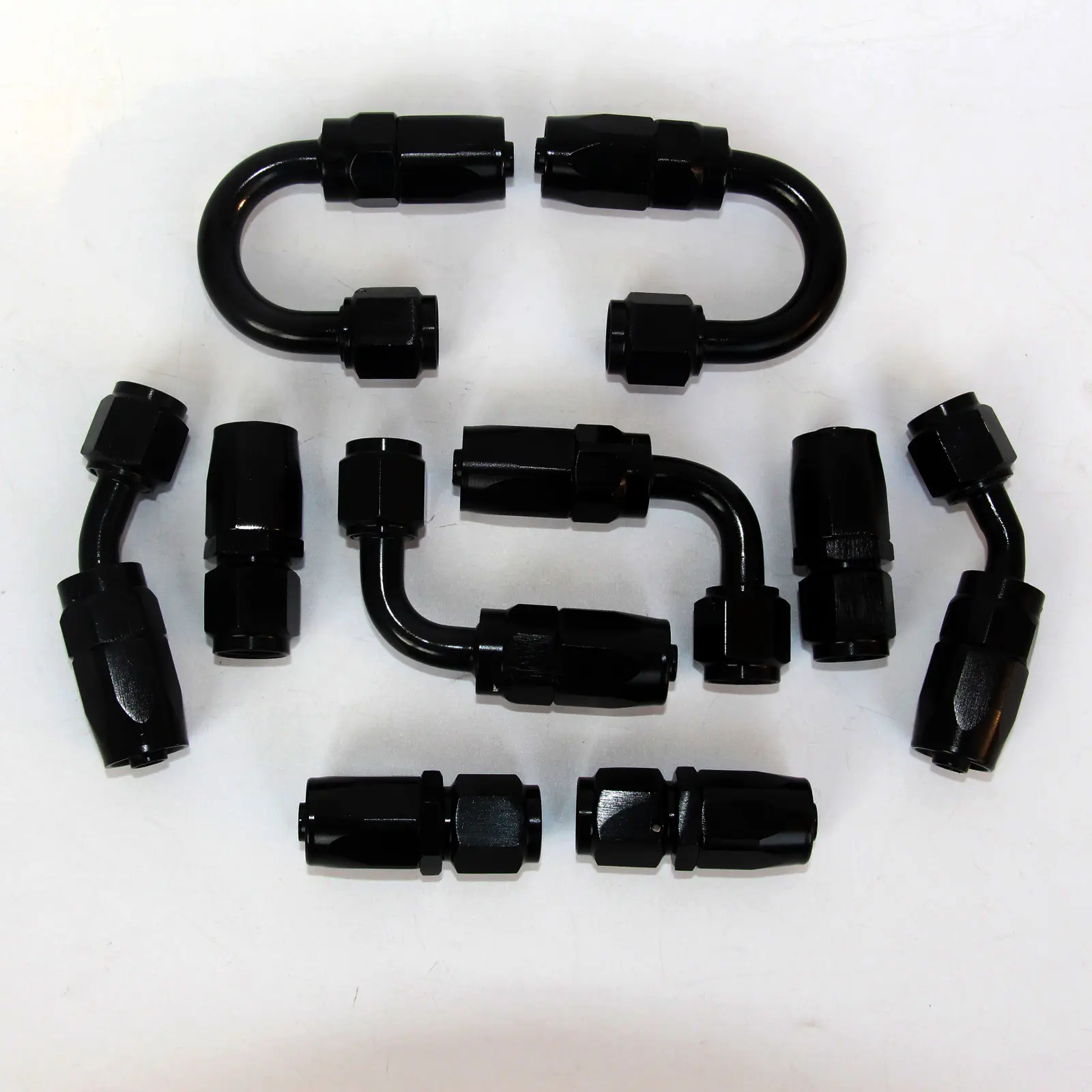 AN4 AN6 AN8 AN10 AN12 Swivel Fuel Line Oil Hose End Fittings Adapter