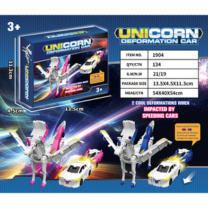 Instagram Best-seller Vente en gros 2-en-1 Magnétique ABS Plastic Toy Cars | Transform Mechanical Dragon Dinosaur 1:32 Scale for Boys - Product Image 4