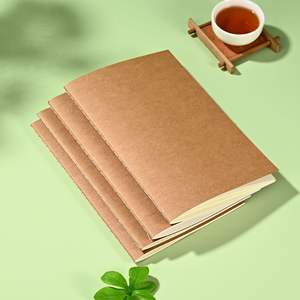 Fabricant <span class=keywords><strong>de</strong></span> cahiers A5 en papier kraft personnalisés, papeterie simple pour examen d'étudiant, taille A3, 60 feuilles <span class=keywords><strong>de</strong></span> fil à coudre, reliure et logo - Product Image 2