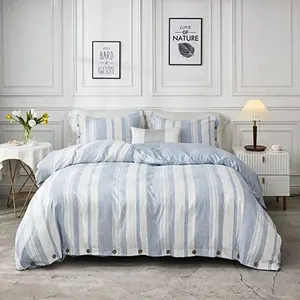 पॉलिएस्टर ट्री लाइन डिज़ाइन आधुनिक मुलायम चादरें बिस्तर सेट डुवेट कवर सेट बिस्तर बिस्तर कवर