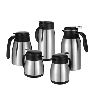 New Style Keep Warm Tea Server Double Walled Stainless Steel Water Kettle with Tea Filter