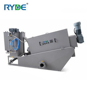 Presse à vis multi-disques RYDE en acier inoxydable, mini-presse de déshydratation pour boues, avec moteur 1 an de garantie pour boues municipales - Product Image 1