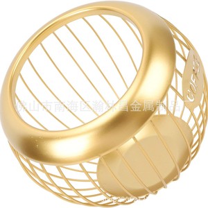 ชั้นวางเก็บแคปซูลกาแฟโลหะสีทอง สำหรับวางโชว์บนโต๊ะ ใช้ในร้านกาแฟ - Product Image 4