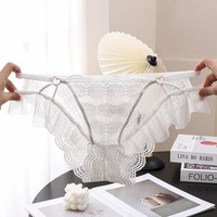 Culottes pour femmes en dentelle transparente de qualité supérieure, respirantes, taille basse, confortables, nouvelle collection