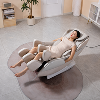 Sillón de Masaje de Lujo para el Hogar OEM con Funciones de Calefacción, Moderno 3D de Gravedad Cero para Alivio de Cuerpo Completo