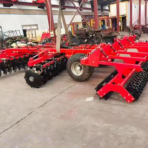Herse offset hydraulique à 28 disques de haute qualité pour le travail du sol agricole à grande échelle avec une efficacité et une préparation élevées - Product Image 2